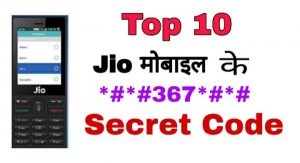 Jio phone secret code, jio phone codes,jio phone secrets code list, jio phone hidden features